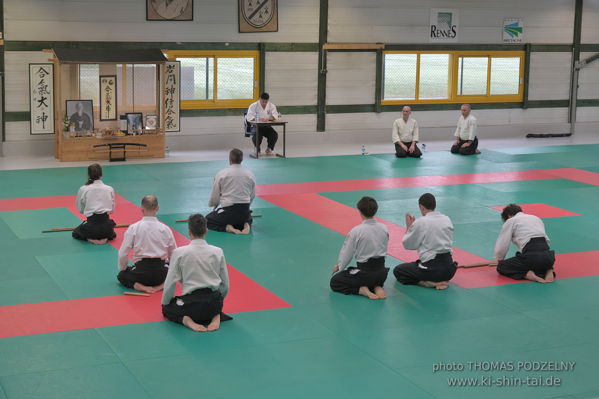 Aikidô Lehrgang mit Yasuhiro Saitô Sensei in Rennes/Frankreich 28.2.-2.3.2025