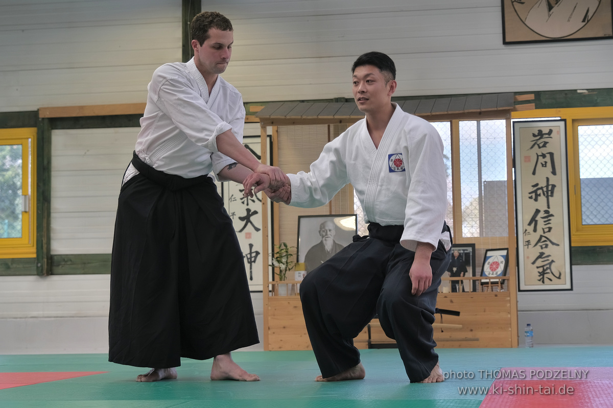 Aikidô Lehrgang mit Yasuhiro Saitô Sensei in Rennes/Frankreich 28.2.-2.3.2025