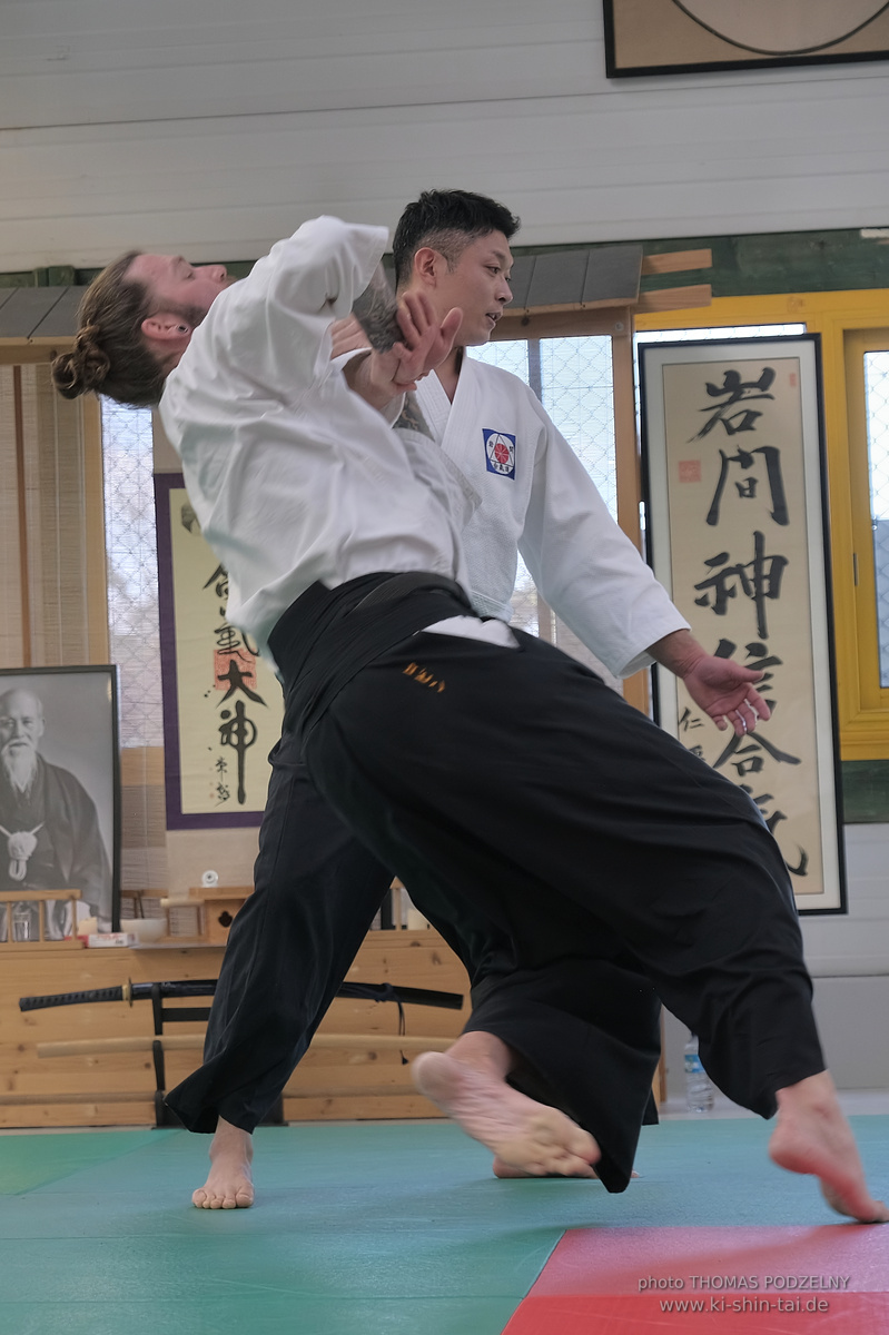 Aikidô Lehrgang mit Yasuhiro Saitô Sensei in Rennes/Frankreich 28.2.-2.3.2025