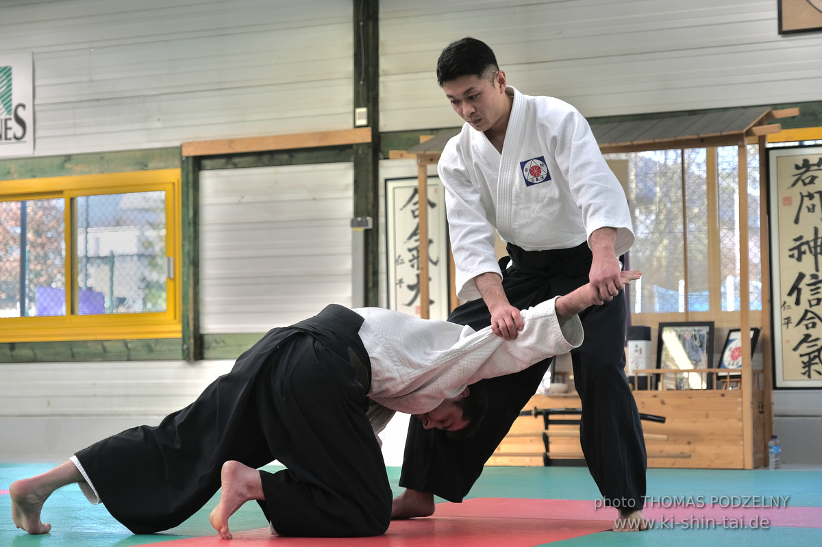 Aikidô Lehrgang mit Yasuhiro Saitô Sensei in Rennes/Frankreich 28.2.-2.3.2025