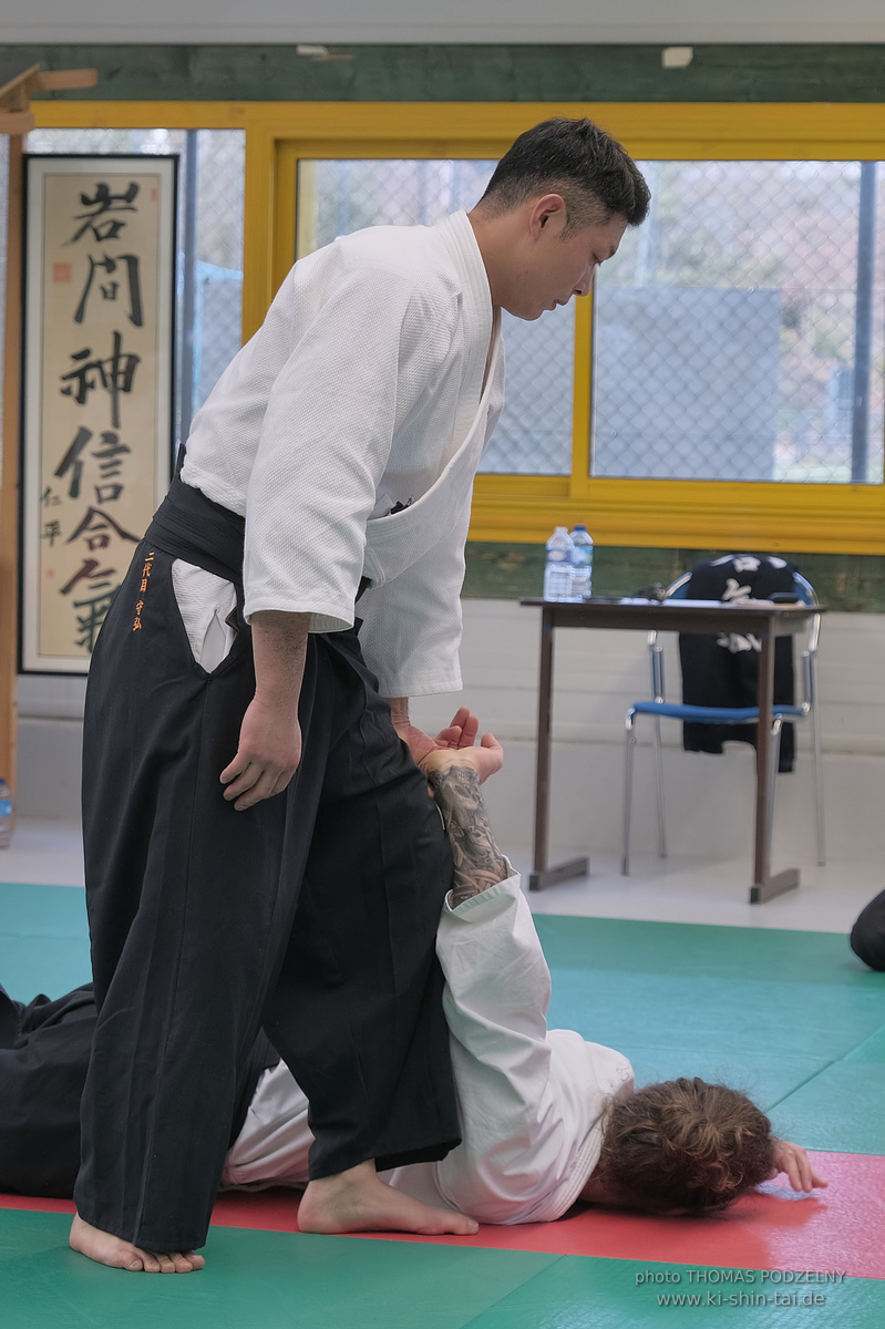 Aikidô Lehrgang mit Yasuhiro Saitô Sensei in Rennes/Frankreich 28.2.-2.3.2025