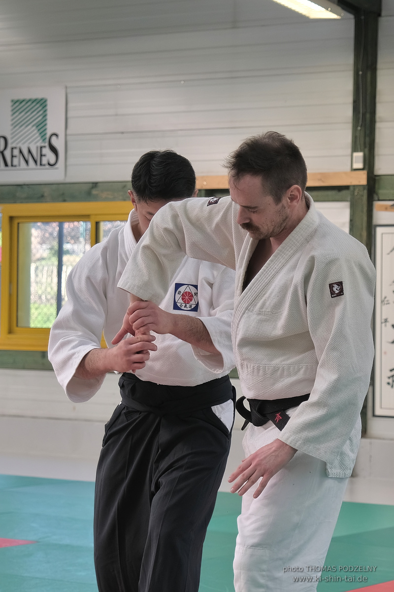 Aikidô Lehrgang mit Yasuhiro Saitô Sensei in Rennes/Frankreich 28.2.-2.3.2025