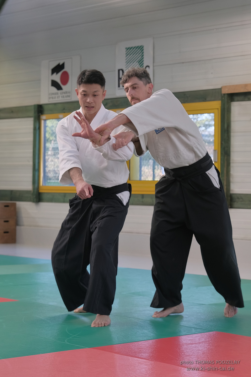 Aikidô Lehrgang mit Yasuhiro Saitô Sensei in Rennes/Frankreich 28.2.-2.3.2025