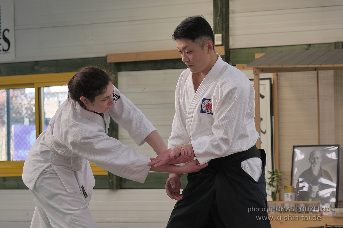 Aikidô Lehrgang mit Yasuhiro Saitô Sensei in Rennes/Frankreich 28.2.-2.3.2025