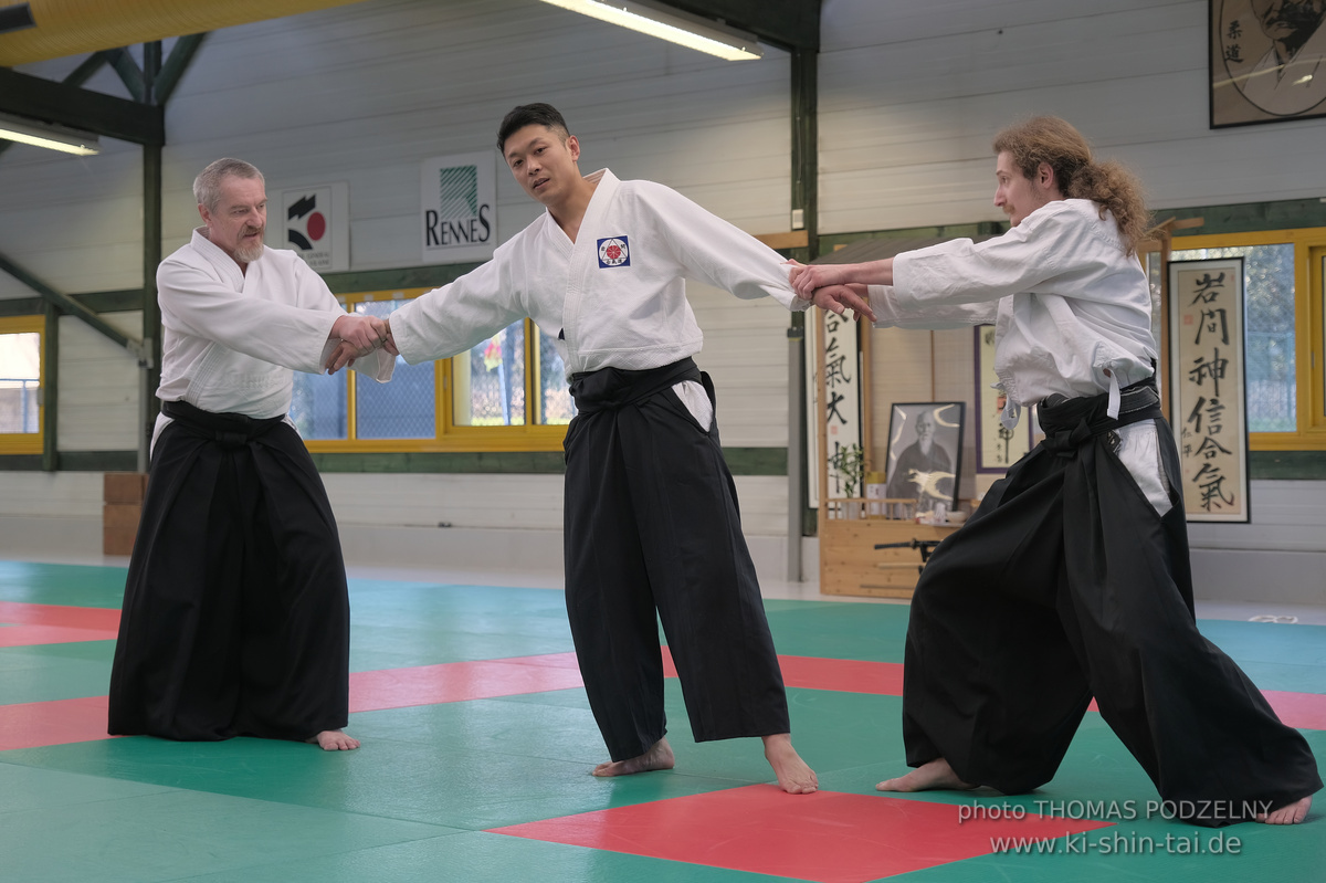 Aikidô Lehrgang mit Yasuhiro Saitô Sensei in Rennes/Frankreich 28.2.-2.3.2025