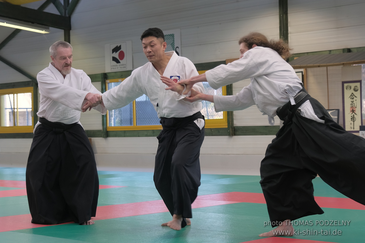 Aikidô Lehrgang mit Yasuhiro Saitô Sensei in Rennes/Frankreich 28.2.-2.3.2025