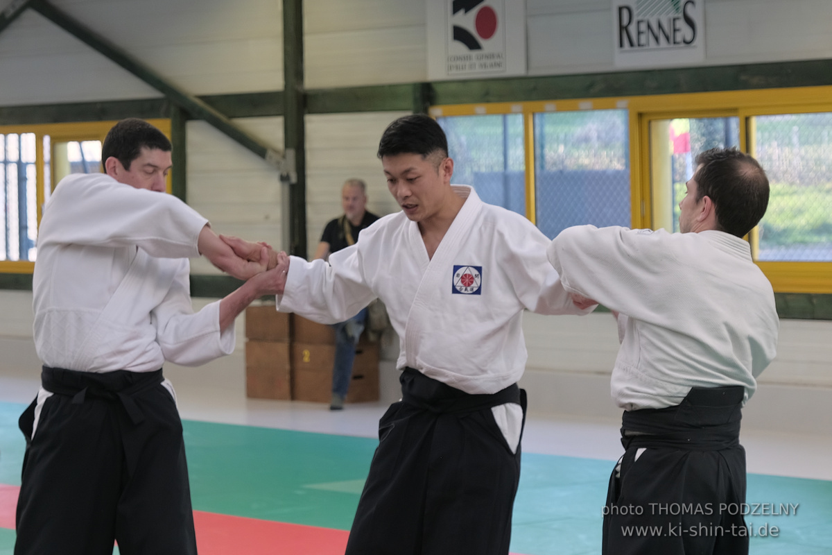 Aikidô Lehrgang mit Yasuhiro Saitô Sensei in Rennes/Frankreich 28.2.-2.3.2025