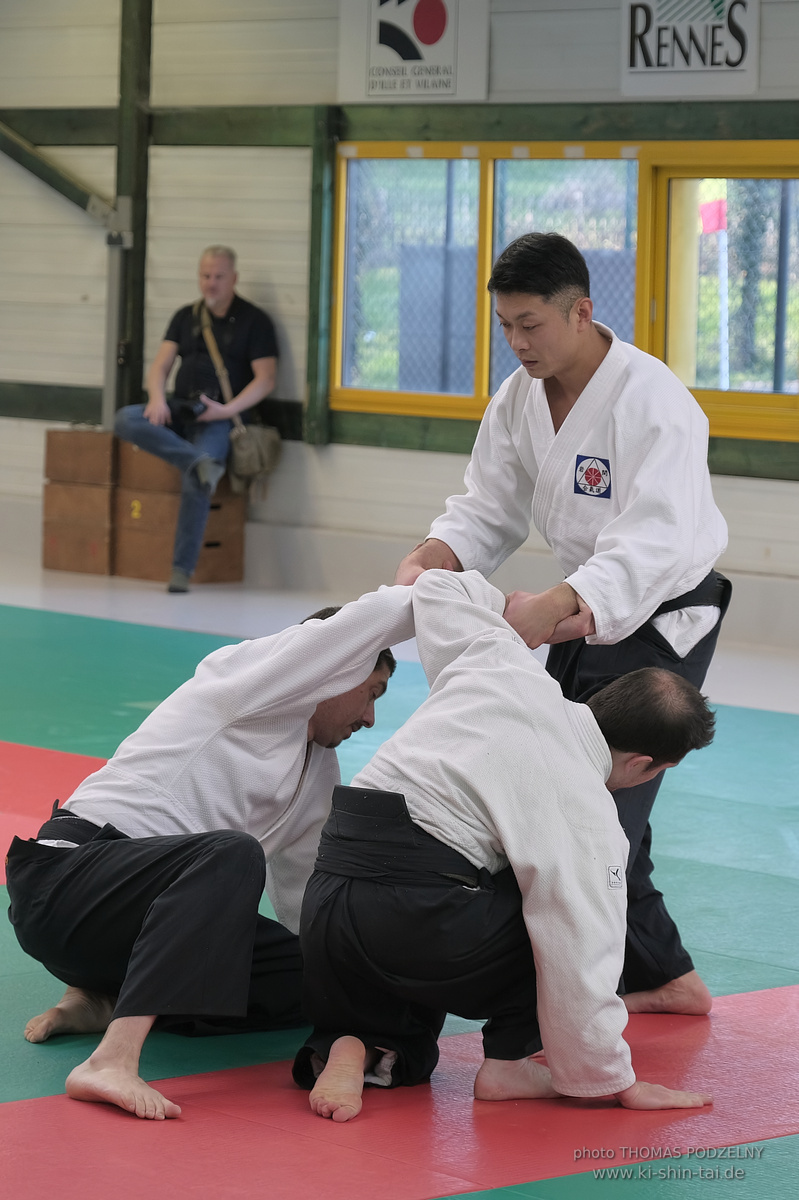 Aikidô Lehrgang mit Yasuhiro Saitô Sensei in Rennes/Frankreich 28.2.-2.3.2025