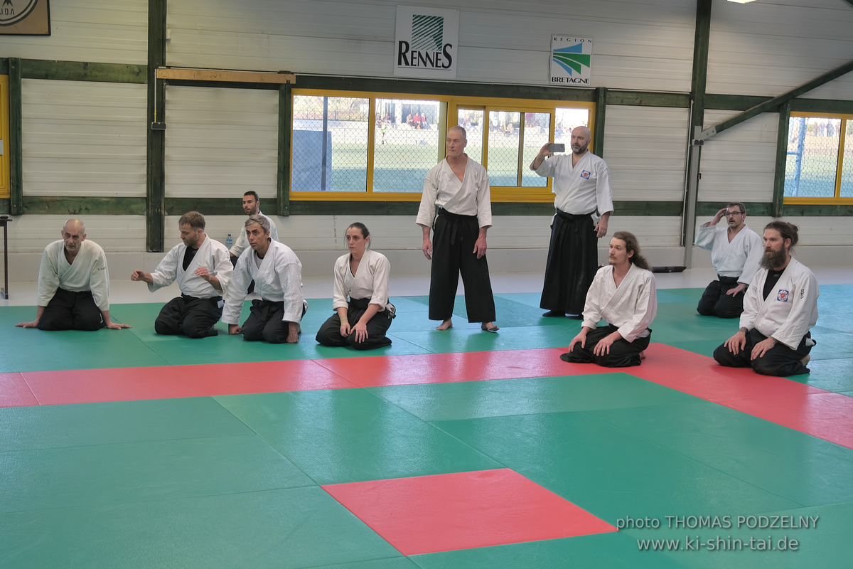 Aikidô Lehrgang mit Yasuhiro Saitô Sensei in Rennes/Frankreich 28.2.-2.3.2025