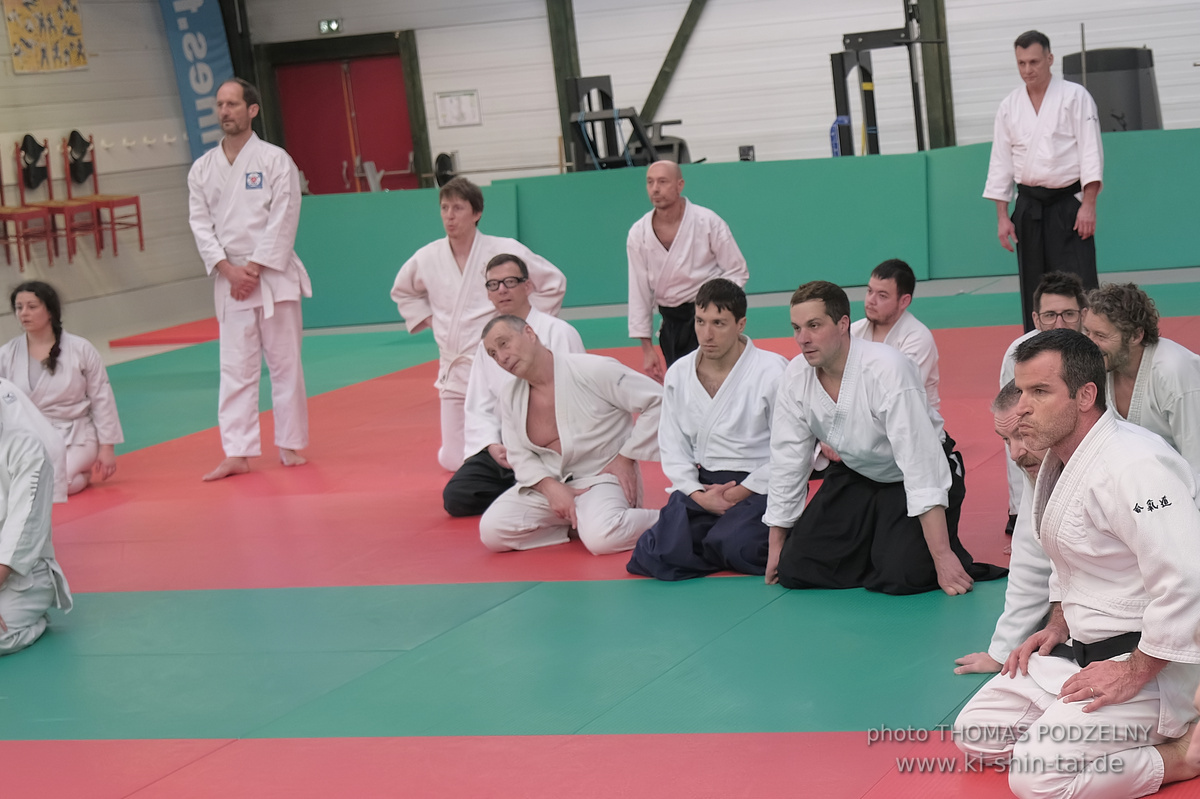 Aikidô Lehrgang mit Yasuhiro Saitô Sensei in Rennes/Frankreich 28.2.-2.3.2025