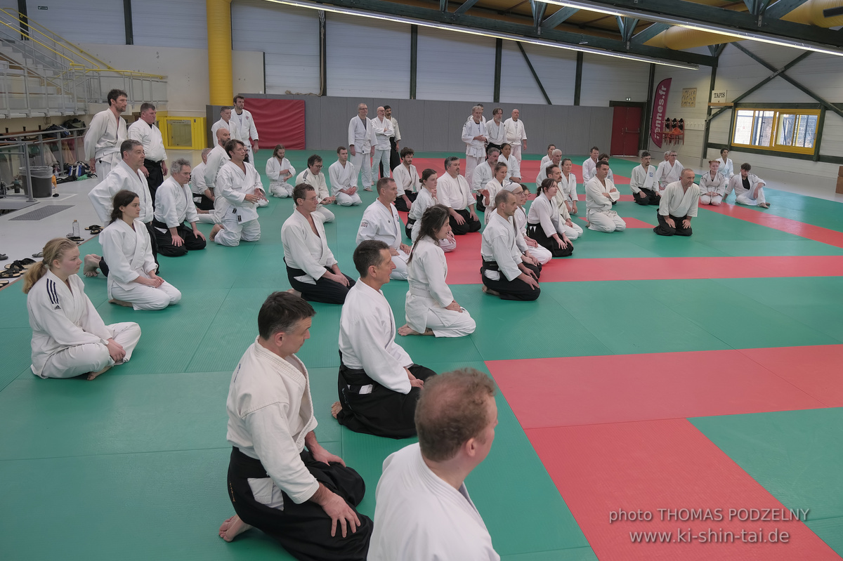 Aikidô Lehrgang mit Yasuhiro Saitô Sensei in Rennes/Frankreich 28.2.-2.3.2025