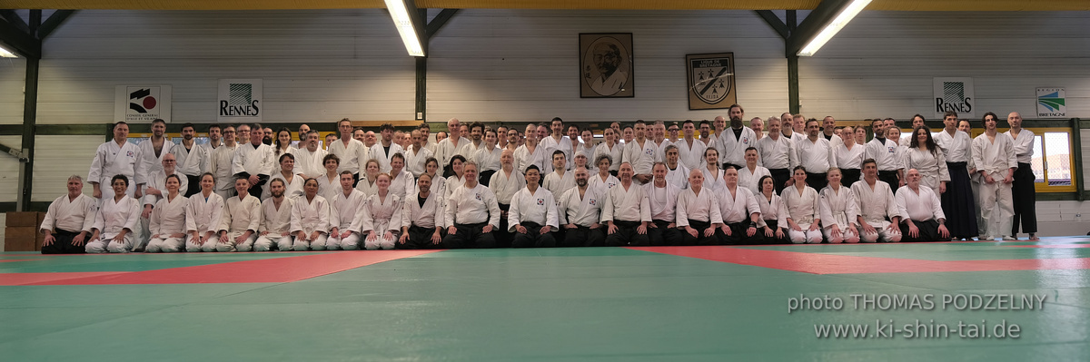 Aikidô Lehrgang mit Yasuhiro Saitô Sensei in Rennes/Frankreich 28.2.-2.3.2025