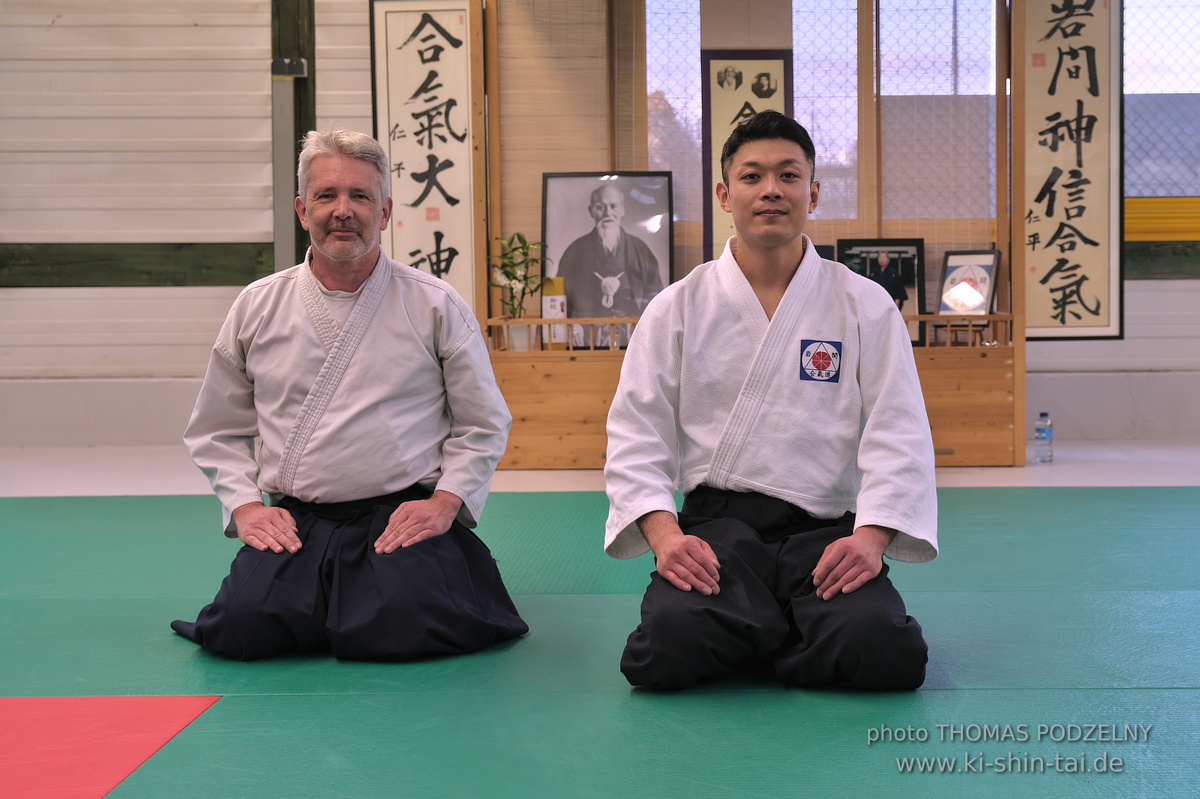 Aikidô Lehrgang mit Yasuhiro Saitô Sensei in Rennes/Frankreich 28.2.-2.3.2025