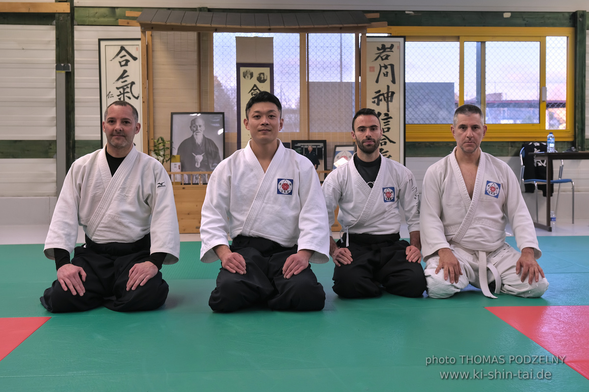 Aikidô Lehrgang mit Yasuhiro Saitô Sensei in Rennes/Frankreich 28.2.-2.3.2025