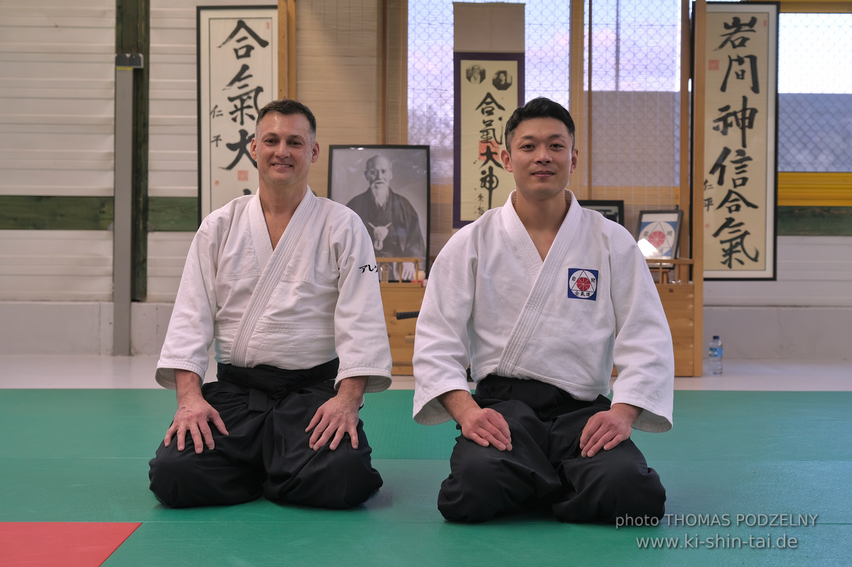 Aikidô Lehrgang mit Yasuhiro Saitô Sensei in Rennes/Frankreich 28.2.-2.3.2025