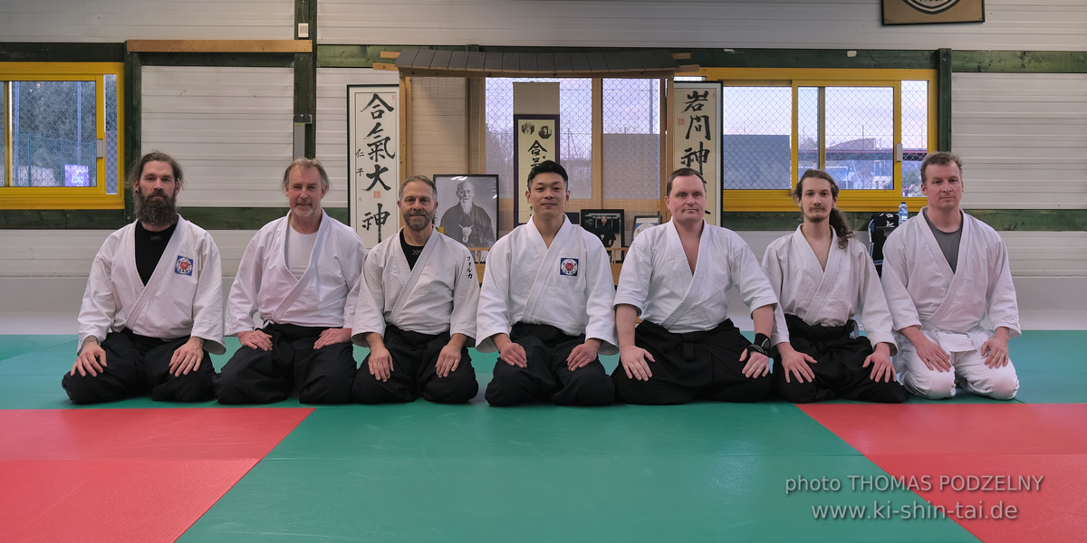 Aikidô Lehrgang mit Yasuhiro Saitô Sensei in Rennes/Frankreich 28.2.-2.3.2025