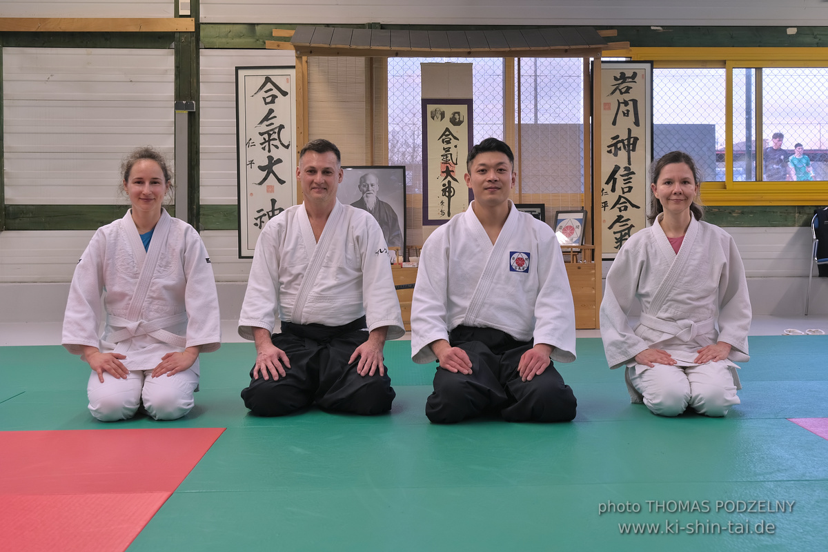 Aikidô Lehrgang mit Yasuhiro Saitô Sensei in Rennes/Frankreich 28.2.-2.3.2025