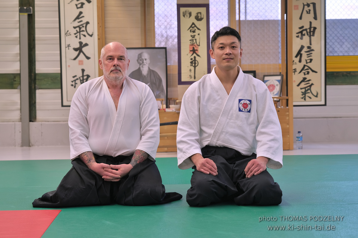 Aikidô Lehrgang mit Yasuhiro Saitô Sensei in Rennes/Frankreich 28.2.-2.3.2025