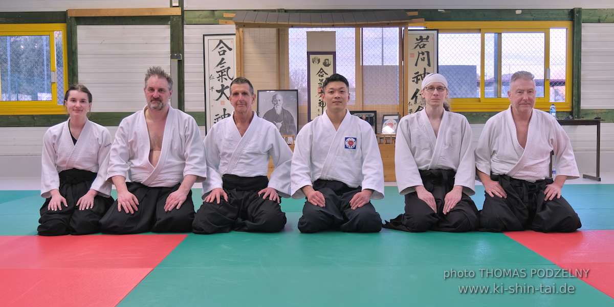 Aikidô Lehrgang mit Yasuhiro Saitô Sensei in Rennes/Frankreich 28.2.-2.3.2025