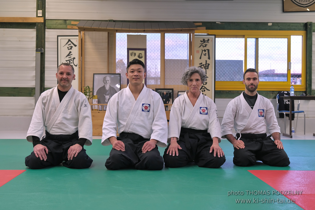 Aikidô Lehrgang mit Yasuhiro Saitô Sensei in Rennes/Frankreich 28.2.-2.3.2025