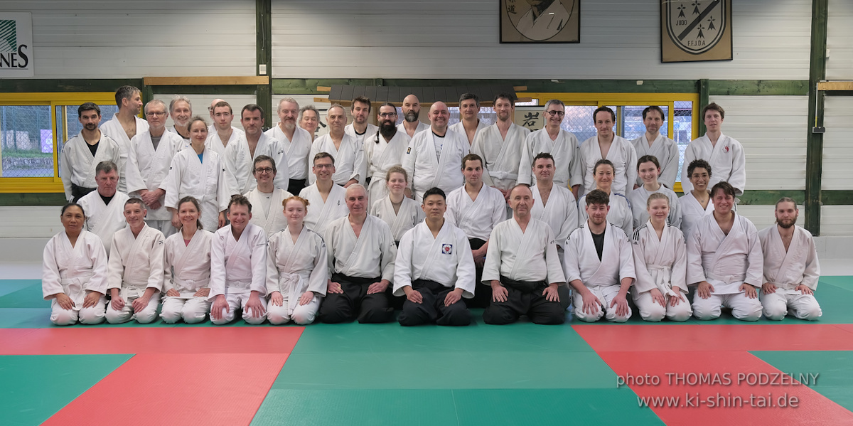 Aikidô Lehrgang mit Yasuhiro Saitô Sensei in Rennes/Frankreich 28.2.-2.3.2025