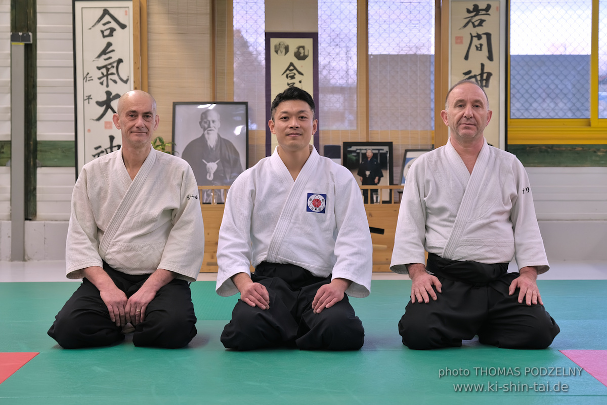 Aikidô Lehrgang mit Yasuhiro Saitô Sensei in Rennes/Frankreich 28.2.-2.3.2025