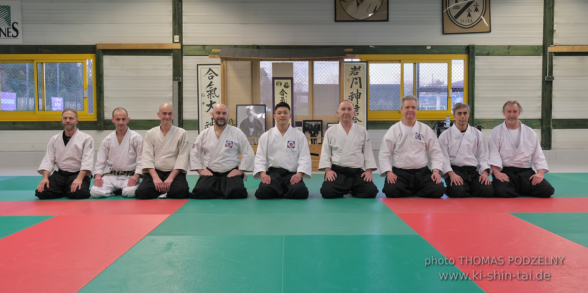 Aikidô Lehrgang mit Yasuhiro Saitô Sensei in Rennes/Frankreich 28.2.-2.3.2025