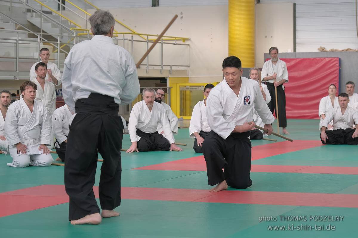 Aikidô Lehrgang mit Yasuhiro Saitô Sensei in Rennes/Frankreich 28.2.-2.3.2025