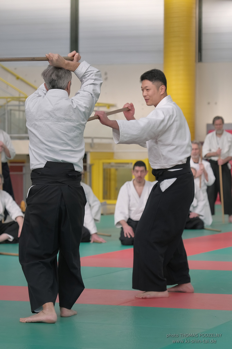 Aikidô Lehrgang mit Yasuhiro Saitô Sensei in Rennes/Frankreich 28.2.-2.3.2025