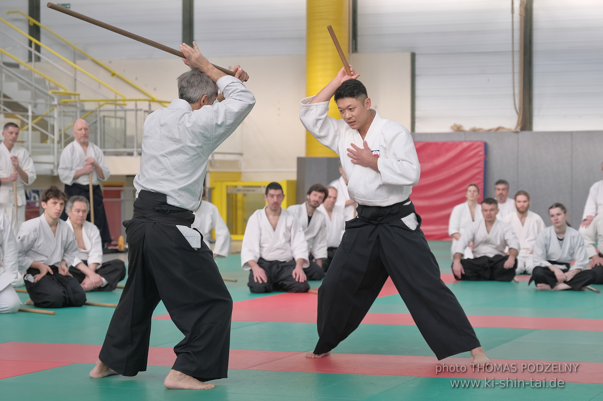 Aikidô Lehrgang mit Yasuhiro Saitô Sensei in Rennes/Frankreich 28.2.-2.3.2025