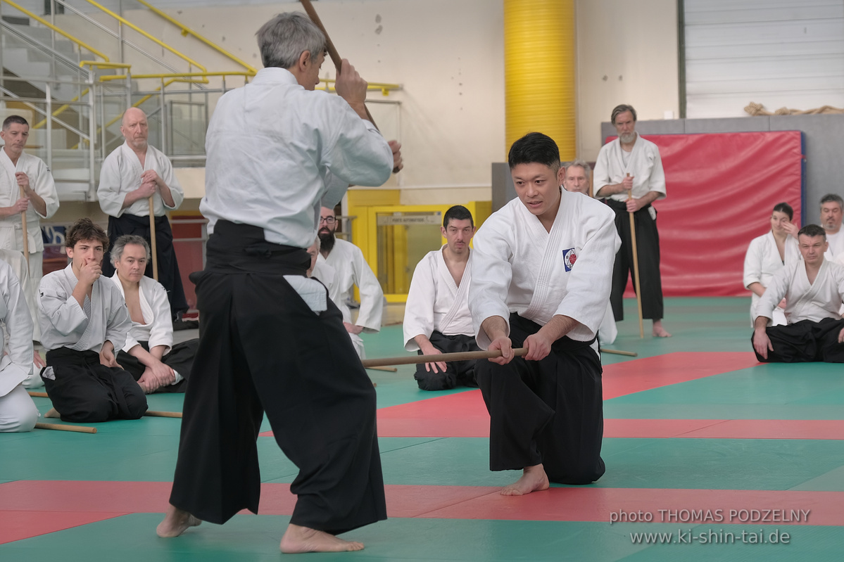 Aikidô Lehrgang mit Yasuhiro Saitô Sensei in Rennes/Frankreich 28.2.-2.3.2025