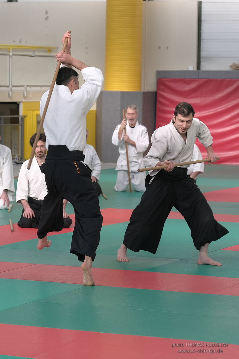 Aikidô Lehrgang mit Yasuhiro Saitô Sensei in Rennes/Frankreich 28.2.-2.3.2025