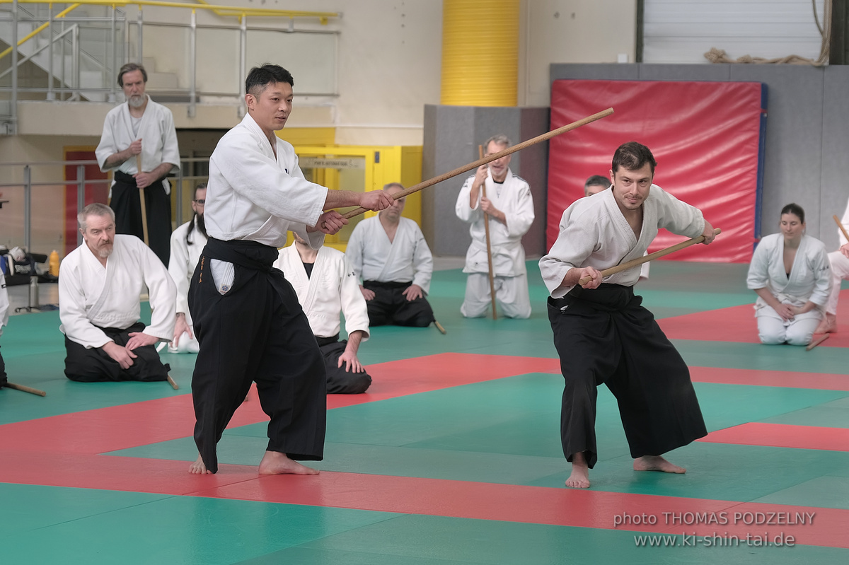 Aikidô Lehrgang mit Yasuhiro Saitô Sensei in Rennes/Frankreich 28.2.-2.3.2025