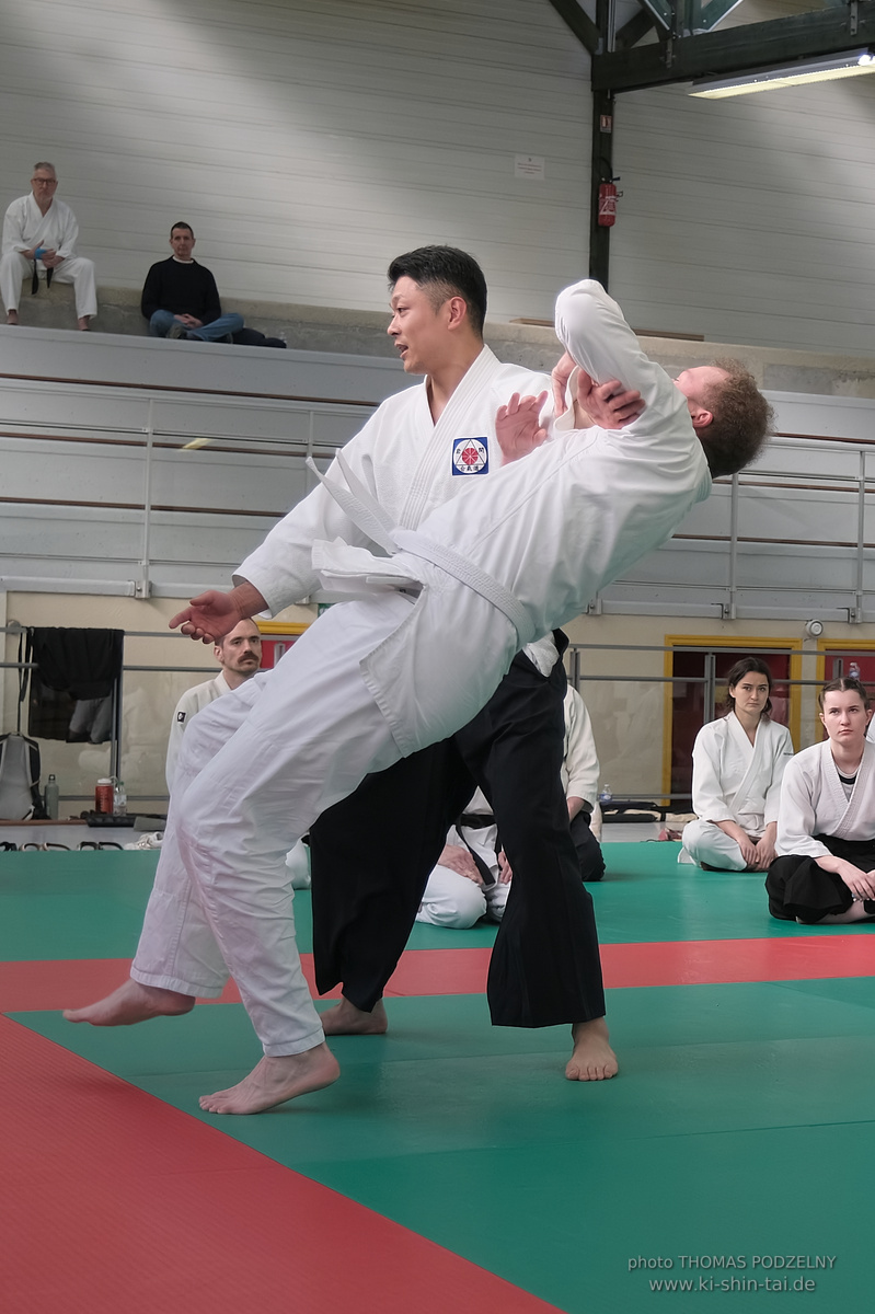 Aikidô Lehrgang mit Yasuhiro Saitô Sensei in Rennes/Frankreich 28.2.-2.3.2025