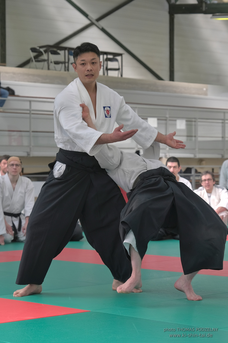 Aikidô Lehrgang mit Yasuhiro Saitô Sensei in Rennes/Frankreich 28.2.-2.3.2025