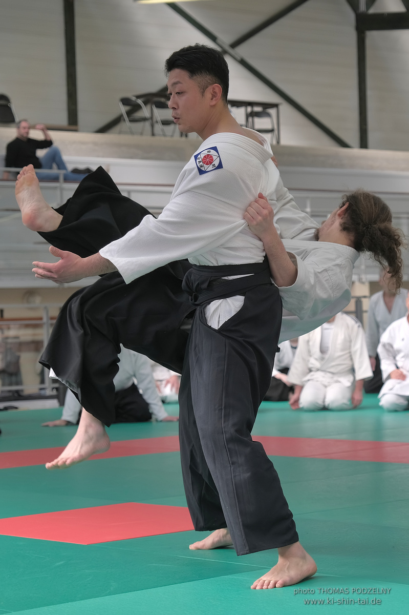 Aikidô Lehrgang mit Yasuhiro Saitô Sensei in Rennes/Frankreich 28.2.-2.3.2025