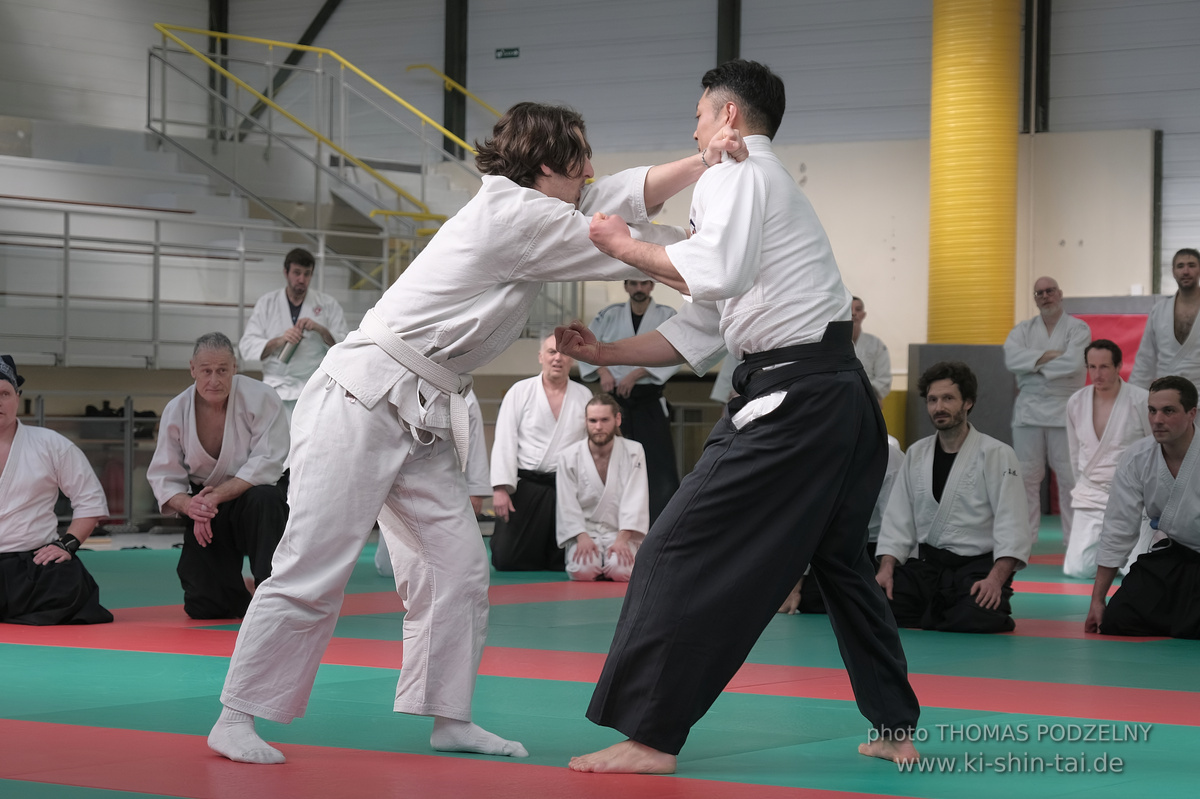 Aikidô Lehrgang mit Yasuhiro Saitô Sensei in Rennes/Frankreich 28.2.-2.3.2025