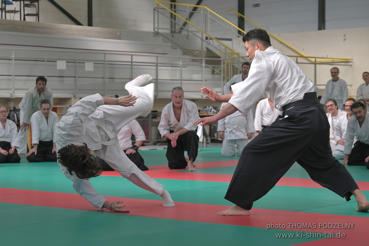 Aikidô Lehrgang mit Yasuhiro Saitô Sensei in Rennes/Frankreich 28.2.-2.3.2025