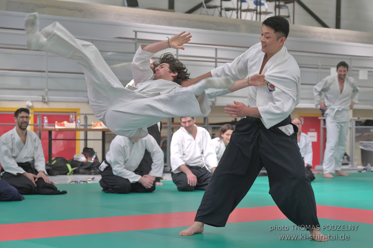 Aikidô Lehrgang mit Yasuhiro Saitô Sensei in Rennes/Frankreich 28.2.-2.3.2025