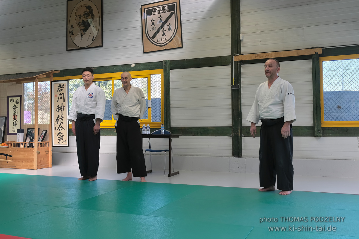 Aikidô Lehrgang mit Yasuhiro Saitô Sensei in Rennes/Frankreich 28.2.-2.3.2025